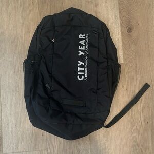 Black medium sized backpack city year new unused